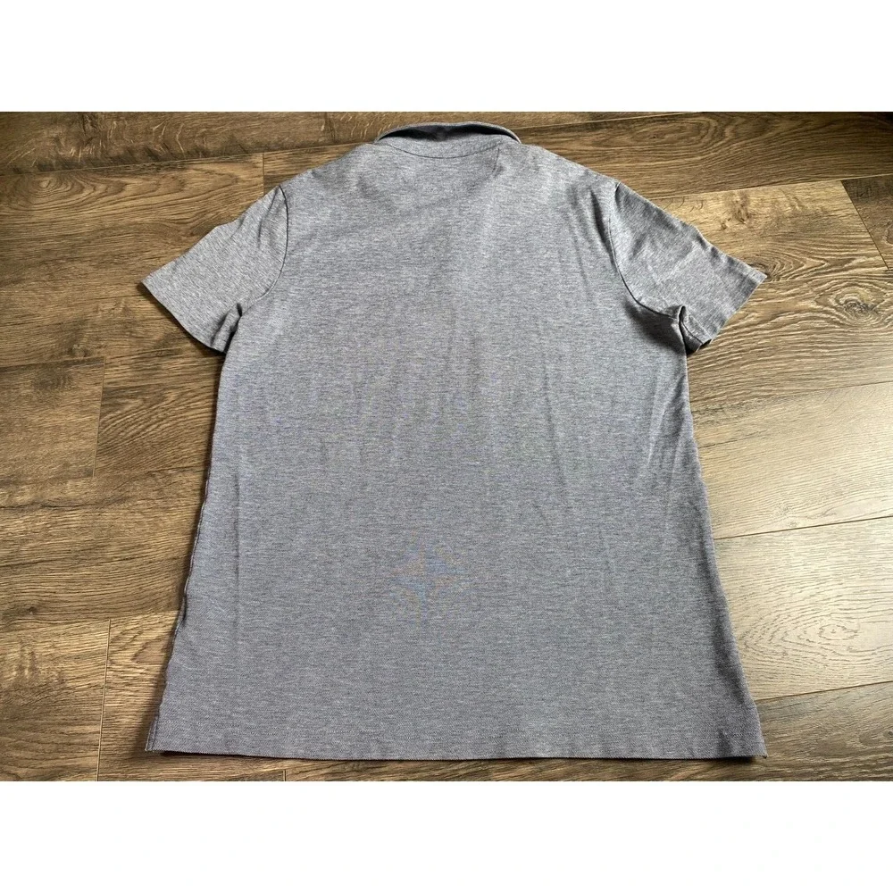 EUC Mens Banana Republic performance pique polo short sleeve stretch size L